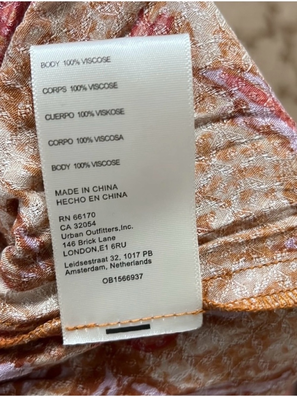 Free People ‘Dance Till Dawn’ Romper Size Small - Orange Floral 🧡 🌼 - Picture 10 of 10